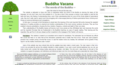 Desktop Screenshot of buddha-vacana.org